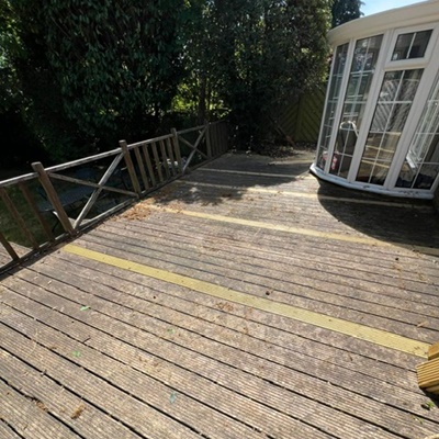 Dirty Garden Decking